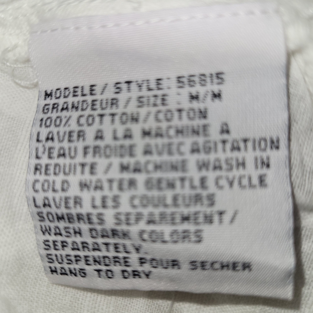 White Patterned Blouse with Snaps - Picture 14 of 16